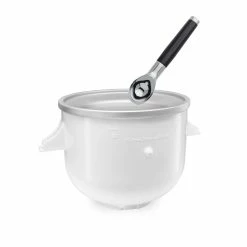 KitchenAid Ice Cream Maker Attachment (Fits On Any KitchenAid Mixer) + KitchenAid Ice Cream Scoop