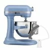 KitchenAid 6-Quart Pro 600 Bowl-Lift Stand Mixer | Matte Vintage Blue + Flex Edge Beater