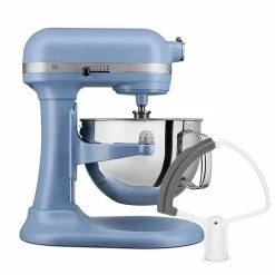 KitchenAid 6-Quart Pro 600 Bowl-Lift Stand Mixer | Matte Vintage Blue + Flex Edge Beater