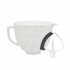 KitchenAid 5-Quart Confetti Sprinkle Ceramic Bowl + Flex Edge Beater | Fits 4.5-Quart & 5-Quart KitchenAid Tilt-Head Stand Mixers