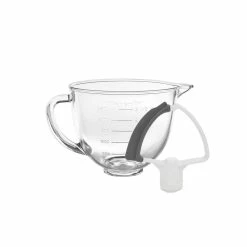 KitchenAid 3.5-Quart Glass Bowl + Flex Edge Beater | Fits 3.5-Quart KitchenAid Artisan Mini Tilt-Head Stand Mixers