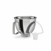 KitchenAid 3.5-Quart Flared Polished Stainless Steel Bowl + Flex Edge Beater | Fits 3.5-Quart KitchenAid Artisan Mini Tilt-Head Stand Mixers