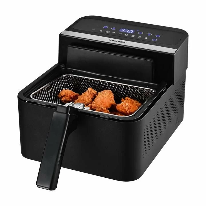 Kalorik 2-in-1 Digital Air & Deep Fryer | Black 4 Kalorik 2-in-1 Digital Air & Deep Fryer | Black - Image 4