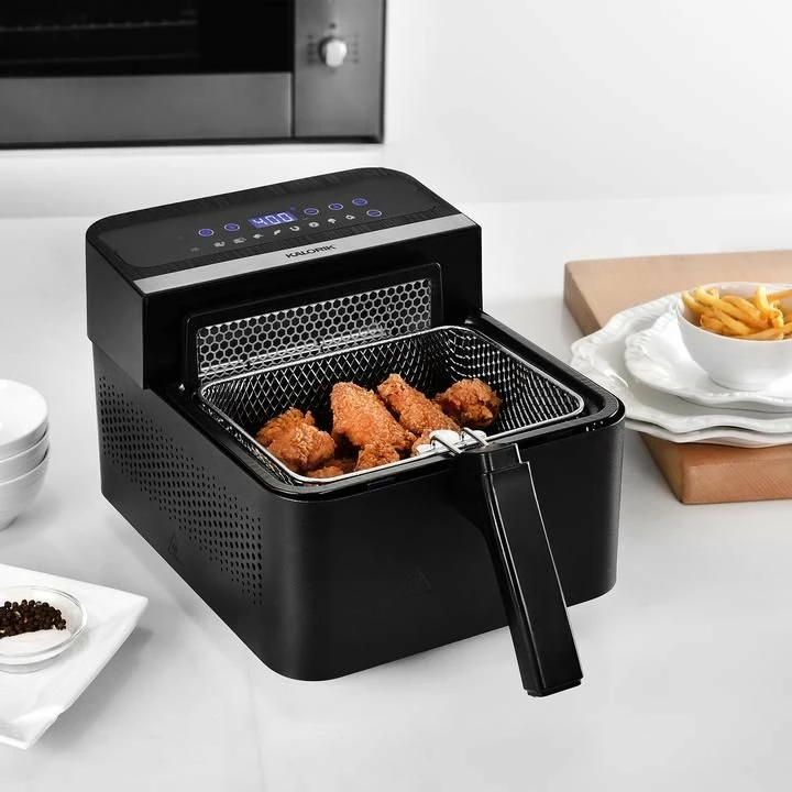 Kalorik 2-in-1 Digital Air & Deep Fryer | Black 6 Kalorik 2-in-1 Digital Air & Deep Fryer | Black - Image 6