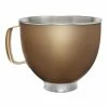 KitchenAid 5-Quart Gold Stainless Steel Metallic Bowl | Fits 4.5-Quart & 5-Quart KitchenAid Tilt-Head Stand Mixers