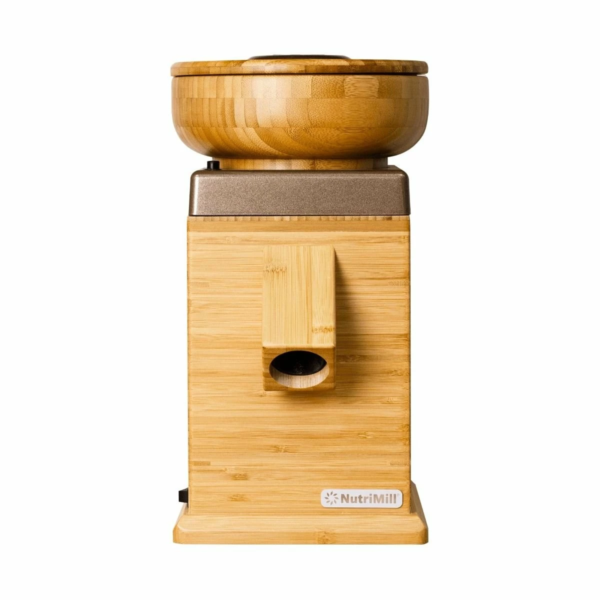NutriMill Harvest Grain Mill | Gold + Cutting Board & Canister Bundle 2 NutriMill Harvest Grain Mill | Gold + Cutting Board & Canister Bundle - Image 2