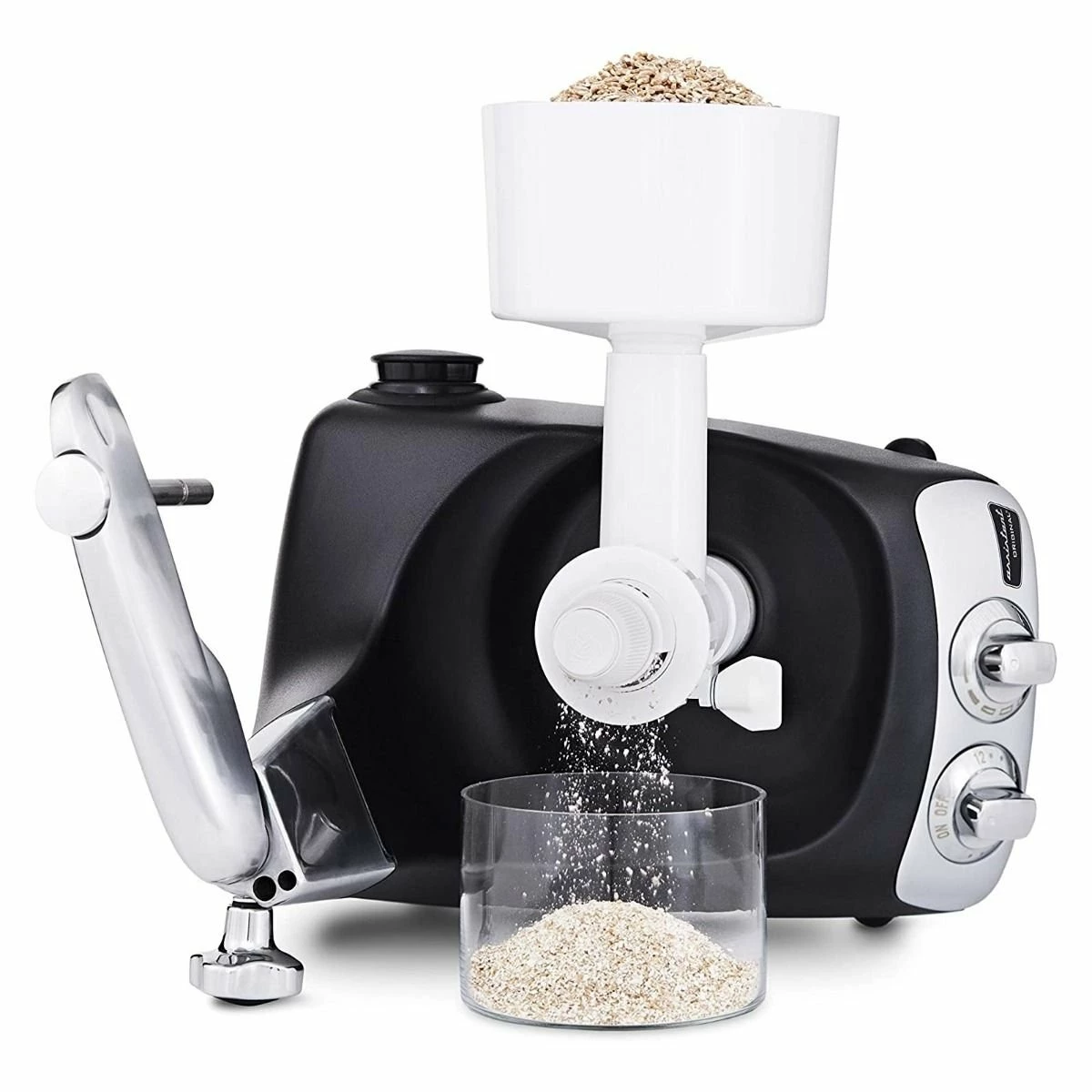 Ankarsrum Stand Mixer Attachment | Grain Mill & Coffee/Spice Grinder 1 Ankarsrum Stand Mixer Attachment | Grain Mill & Coffee/Spice Grinder