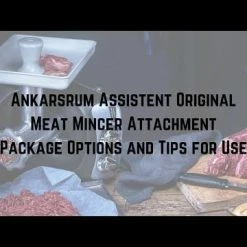 Ankarsrum Meat Grinder Complete Package | Basic Package + Strainer, Nut Grater, Pasta Discs, Cookie Extruder & 3 Meat Grinder Discs -Coffee Sales hqdefault 30 20
