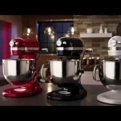 KitchenAid 7-Quart Pro Line Bowl-Lift Stand Mixer | Black -Coffee Sales hqdefault 56 12