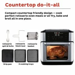Instant Vortex Plus Air Fryer Oven | 10-Quart -Coffee Sales ib 140 3000 01 vortex plus afo 10qt atf square tile6 v3