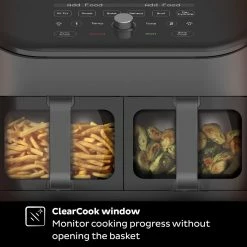 Instant Vortex Dual Basket Air Fryer With Clear Cook | 8-Quart -Coffee Sales ib 140 3090 01 vortex plus dual clearcook 6qt black atf square tile4