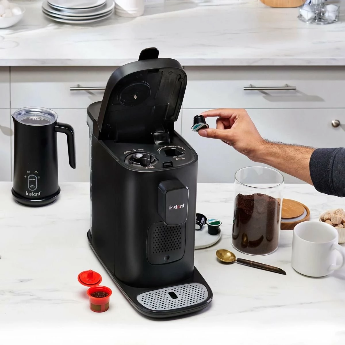 Instant Dual Pod Plus Coffee Machine | Black 4 Instant Dual Pod Plus Coffee Machine | Black - Image 4