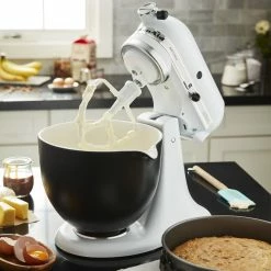 KitchenAid 5-Quart Black Matte Ceramic Bowl | Fits 4.5-Quart & 5-Quart KitchenAid Tilt-Head Stand Mixers 5 KitchenAid 5-Quart Black Matte Ceramic Bowl | Fits 4.5-Quart & 5-Quart KitchenAid Tilt-Head Stand Mixers -Coffee Sales kablack3