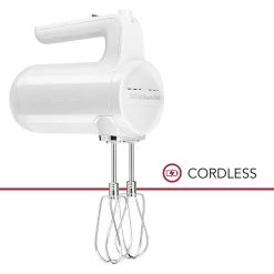 KitchenAid 7-Speed Cordless Hand Mixer | White