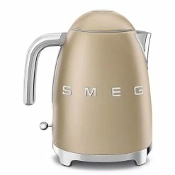 SMEG Electric Kettle | Matte Champagne -Coffee Sales klf03chmus 7