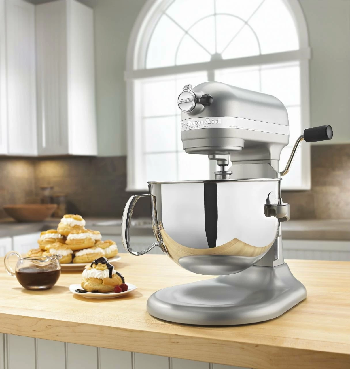 KitchenAid 6-Quart Pro 600 Bowl-Lift Stand Mixer | Nickel Pearl 3 KitchenAid 6-Quart Pro 600 Bowl-Lift Stand Mixer | Nickel Pearl - Image 3