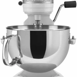 KitchenAid 6-Quart Pro 600 Bowl-Lift Stand Mixer | White -Coffee Sales kp26m1xwh kitchenaid white stand mixer popup