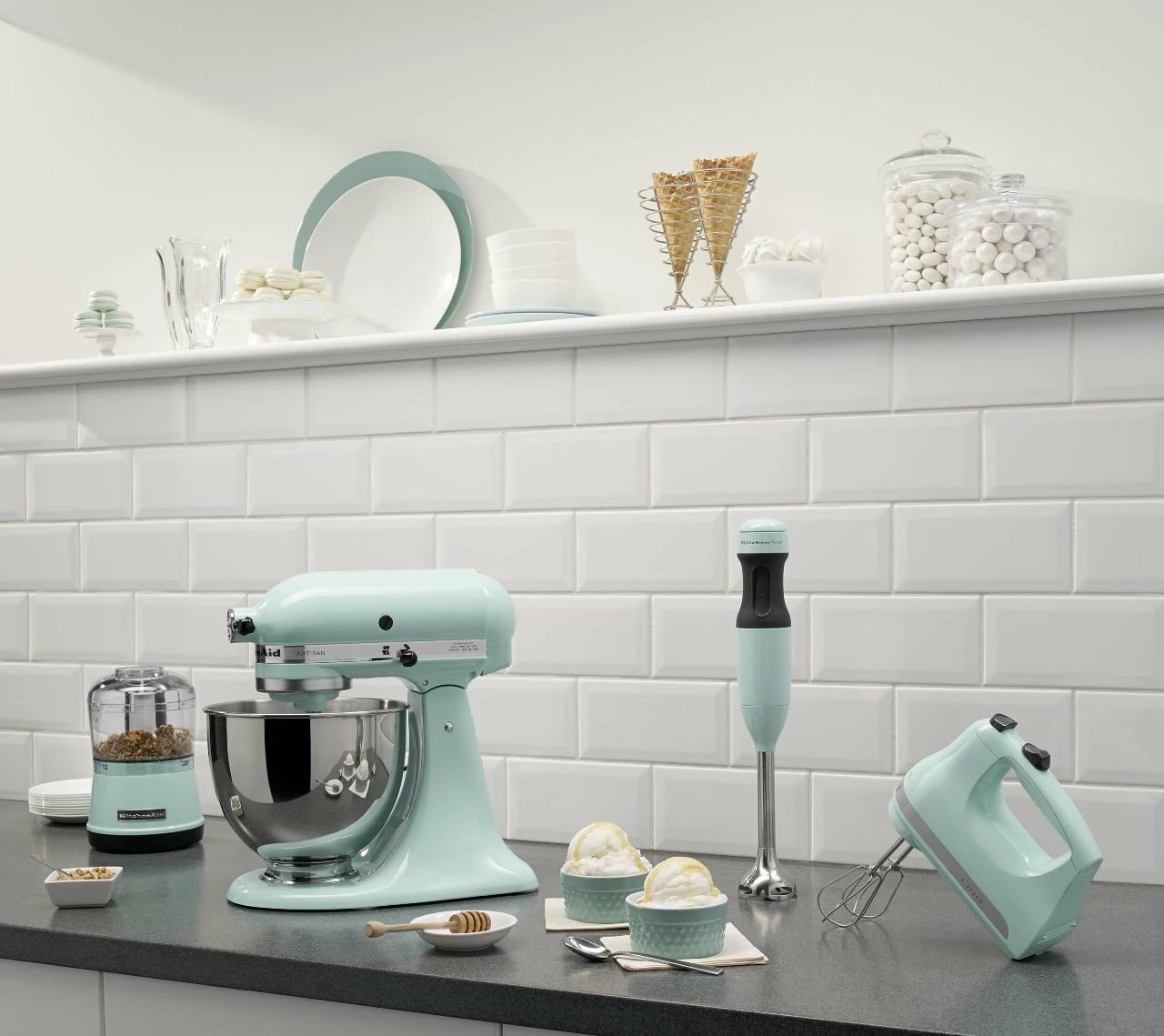 KitchenAid 5-Quart Artisan Tilt-Head Stand Mixer | Ice Blue 4 KitchenAid 5-Quart Artisan Tilt-Head Stand Mixer | Ice Blue - Image 4