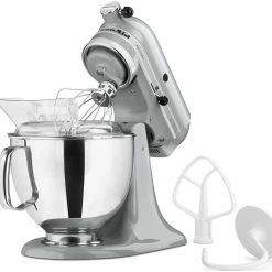 KitchenAid 5-Quart Artisan Tilt-Head Stand Mixer | Metallic Chrome -Coffee Sales ksm150psmc kitchenaid atrisan metallic chrome popup