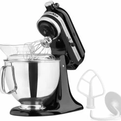 KitchenAid 5-Quart Artisan Tilt-Head Stand Mixer | Onyx Black -Coffee Sales ksm150psob kitchenaid artisan mixer onyx black popup