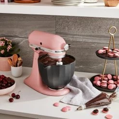 KitchenAid 5-Quart Black Shell Patterned Ceramic Bowl | Fits 4.5-Quart & 5-Quart KitchenAid Tilt-Head Stand Mixers -Coffee Sales ksm2cb5pbs 4