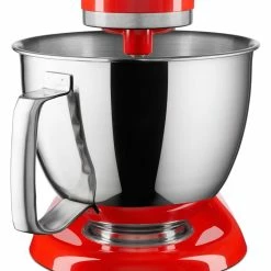 KitchenAid 3.5-Quart Flared Polished Stainless Steel Bowl + Flex Edge Beater | Fits 3.5-Quart KitchenAid Artisan Mini Tilt-Head Stand Mixers -Coffee Sales ksm35ssfp kitchenaid 3.5 quart flared stainless steel bowl 1
