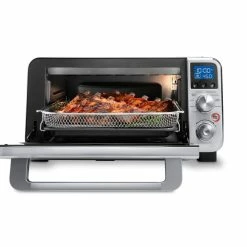 DeLonghi De'Longhi Livenza Air Fry Convection Oven | Stainless Steel 12 DeLonghi De'Longhi Livenza Air Fry Convection Oven | Stainless Steel -Coffee Sales livenza shows food