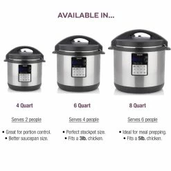 Zavor LUX™ Edge Multi-Cooker | 8 Qt. 16 Zavor LUX™ Edge Multi-Cooker | 8 Qt. -Coffee Sales lux edge sizes 1