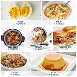 Zavor LUX™ LCD Multi-Cooker | 8 Qt. 16 Zavor LUX™ LCD Multi-Cooker | 8 Qt. -Coffee Sales lux lcd food info 1