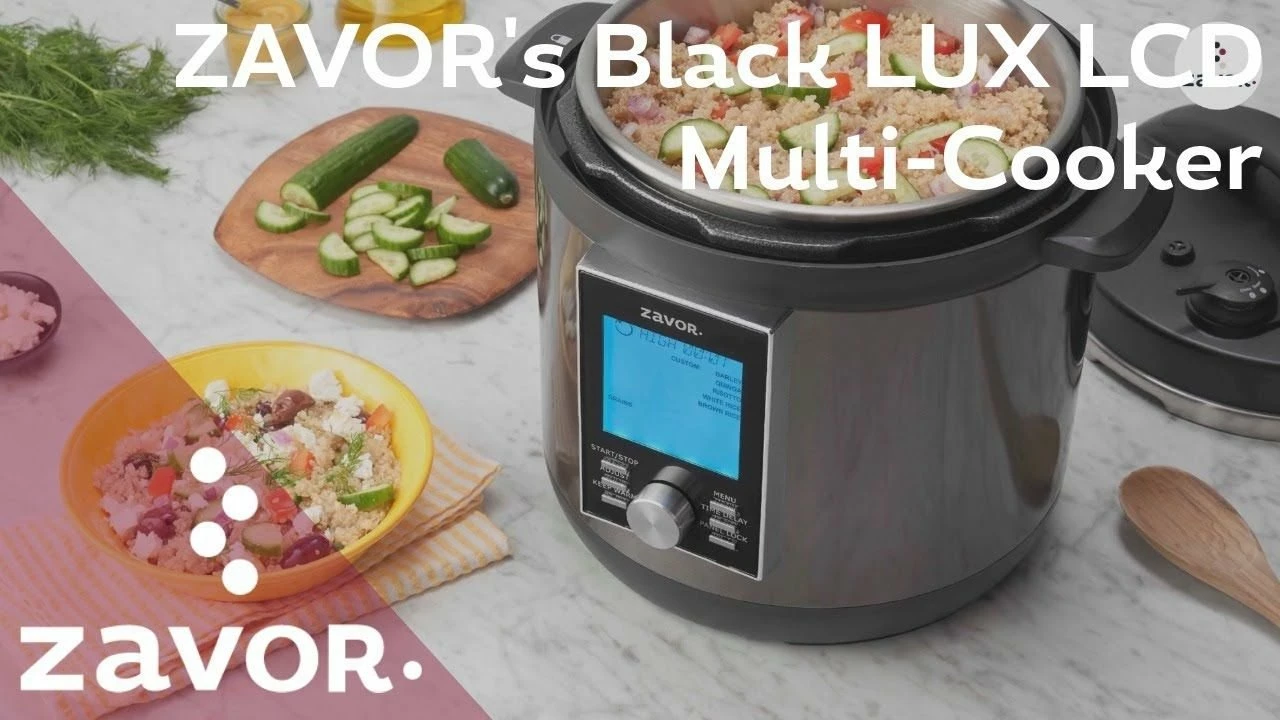 Zavor LUX™ LCD Multi-Cooker (Black) | 6 Qt. 6 Zavor LUX™ LCD Multi-Cooker (Black) | 6 Qt. - Image 6