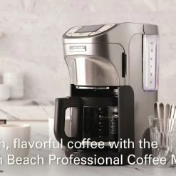 Hamilton Beach Home Hamilton Beach 12-Cup Professional Programmable Coffee Maker | Silver -Coffee Sales maxresdefault 148 33