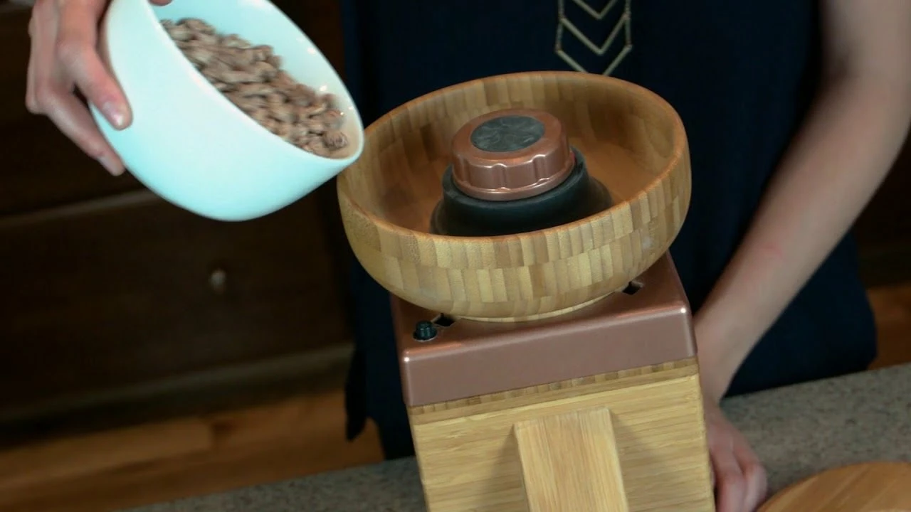 NutriMill Harvest Grain Mill | Gold + Cutting Board & Canister Bundle 7 NutriMill Harvest Grain Mill | Gold + Cutting Board & Canister Bundle - Image 7