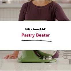 KitchenAid Flex Edge Beater + Coated Pastry Beater Accessory Pack | Fits 5-Quart & 6-Quart KitchenAid Bowl-Lift Stand Mixers -Coffee Sales maxresdefault 72 39