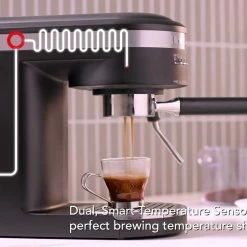 KitchenAid Semi Auto Metal Espresso Maker | Onyx Black -Coffee Sales maxresdefault 89 12