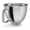 KitchenAid 3.5-Quart Flared Polished Stainless Steel Bowl | Fits 3.5-Quart KitchenAid Artisan Mini Stand Mixers