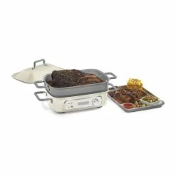Cuisinart STACK5 Multifunctional Grill | Off-White -Coffee Sales multifunction grill 4