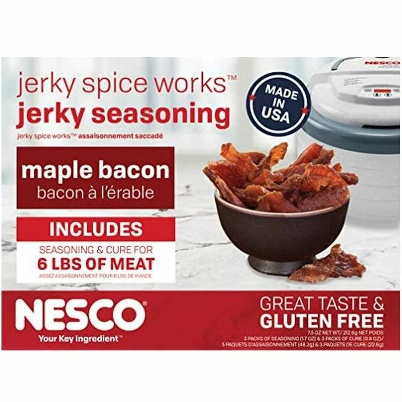 Nesco / American Harvest NESCO Jerky Seasoning | Maple Bacon (3 Pack) 1 Nesco / American Harvest NESCO Jerky Seasoning | Maple Bacon (3 Pack)