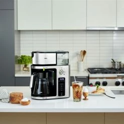 Braun 10-Cup MultiServe Drip Coffee/Iced Coffee Machine | Stainless Steel -Coffee Sales new 3
