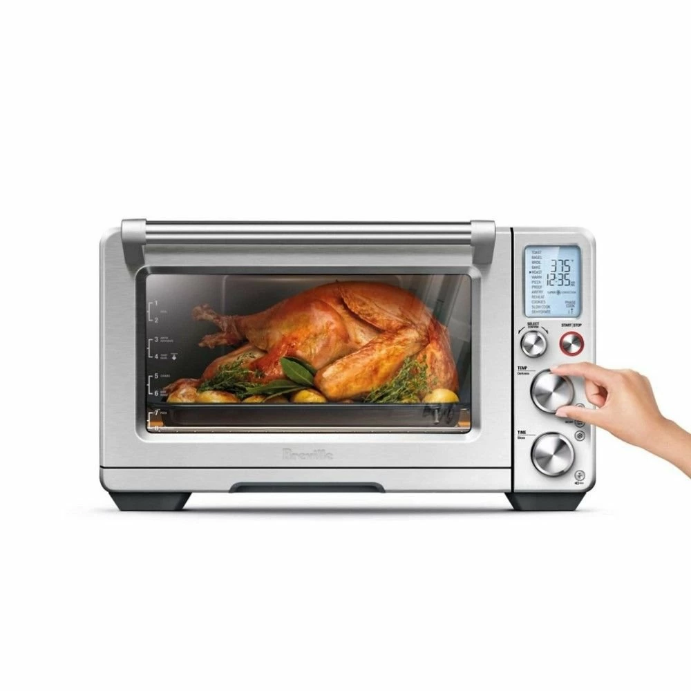 Breville The Smart Oven Air Fryer With Element IQ Convection Countertop Toaster Oven | Brushed Stainless Steel 4 Breville The Smart Oven Air Fryer With Element IQ Convection Countertop Toaster Oven | Brushed Stainless Steel - Image 4