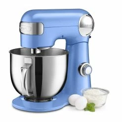 Cuisinart Precision 5.5-Quart Stand Mixer + Ice Cream Maker Attachment | Periwinkle Blue -Coffee Sales perimix2 1
