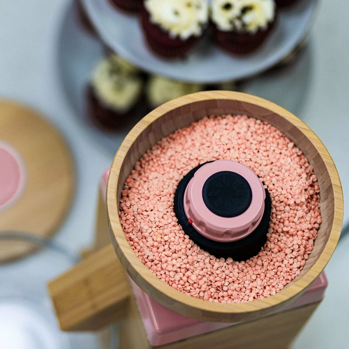 NutriMill Harvest Grain Mill | Pink 3 NutriMill Harvest Grain Mill | Pink - Image 3