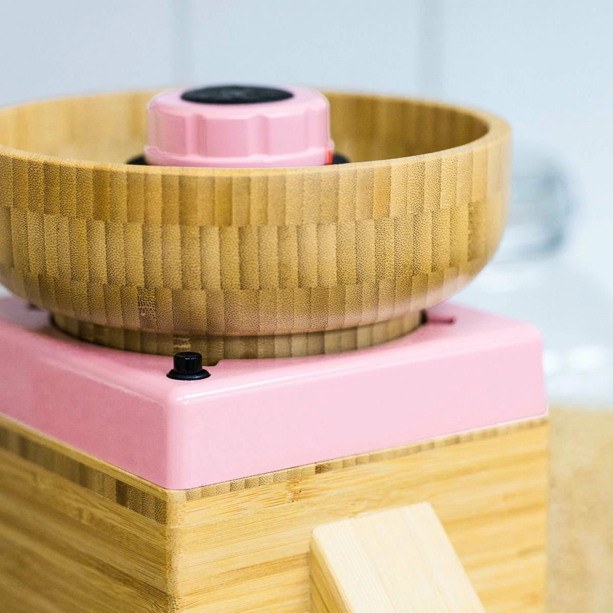 NutriMill Harvest Grain Mill | Pink + Cutting Board & Canister Bundle 10 NutriMill Harvest Grain Mill | Pink + Cutting Board & Canister Bundle - Image 10