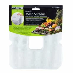 Presto® Dehydro® Digital Electric Food Dehydrator | Square Accessories - Nonstick Mesh Screens (Set Of 2)