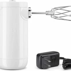 KitchenAid 7-Speed Cordless Hand Mixer | White -Coffee Sales rechargeable cordless hand mixer white