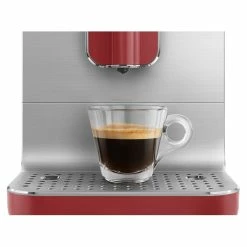 SMEG Fully Automatic Coffee Machine | Red -Coffee Sales redcof9