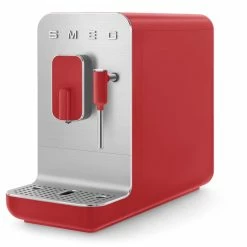 SMEG Fully Automatic Coffee Machine With Steamer | Red