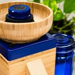 NutriMill Harvest Grain Mill | Blue -Coffee Sales royal blue harvest grain mill 1