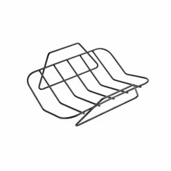 Le Creuset Stainless Steel Roasting Pan With Nonstick Rack -Coffee Sales rs7928 small rack angle