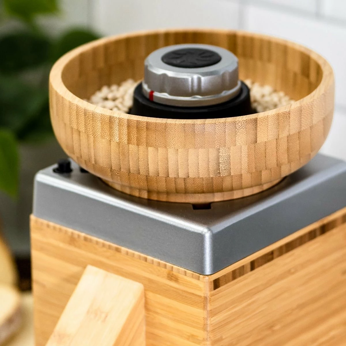 NutriMill Harvest Grain Mill | Silver + Cutting Board & Canister Bundle 9 NutriMill Harvest Grain Mill | Silver + Cutting Board & Canister Bundle - Image 9