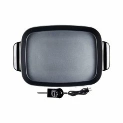 Presto® Electric Slimline™ Skillet With Glass Cover | 16" -Coffee Sales slimline4